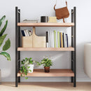 vidaXL világosbarna kezelt tömör tölgyfa fali polc 100x50x(2-6) cm