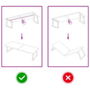 vidaXL világosbarna kezelt tömör tölgyfa fali polc 160 x 50 x (2-6) cm