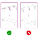 vidaXL világosbarna kezelt tömör tölgyfa fali polc 200 x 50 x (2-4) cm