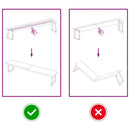 vidaXL sötétbarna kezelt tömör tölgyfa fali polc 120 x 40 x (2-6) cm