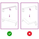 vidaXL sötétbarna kezelt tömör tölgyfa fali polc 120 x 40 x (2-6) cm