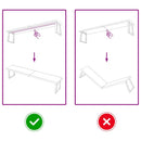 vidaXL sötétbarna kezelt tömör tölgyfa fali polc 200 x 40 x (2-6) cm