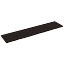 vidaXL sötétbarna kezelt tömör tölgyfa fali polc 220 x 50 x (2-4) cm