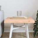 vidaXL asztallap 40x40x(2-4) cm kezeletlen tömör fa élőszegélyes