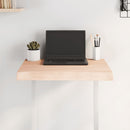 vidaXL asztallap 60x50x(2-6) cm kezeletlen tömör fa élőszegélyes