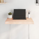 vidaXL asztallap 60x60x(2-6) cm kezeletlen tömör fa élőszegélyes