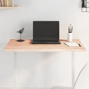 vidaXL asztallap 80x40x2 cm kezeletlen tömörfa tölgyfa élőszegélyes