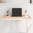 vidaXL asztallap 80x60x(2-4) cm kezeletlen tömör fa élőszegélyes