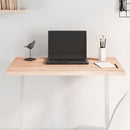 vidaXL asztallap 100x60x(2-6) cm kezeletlen tömör fa élőszegélyes