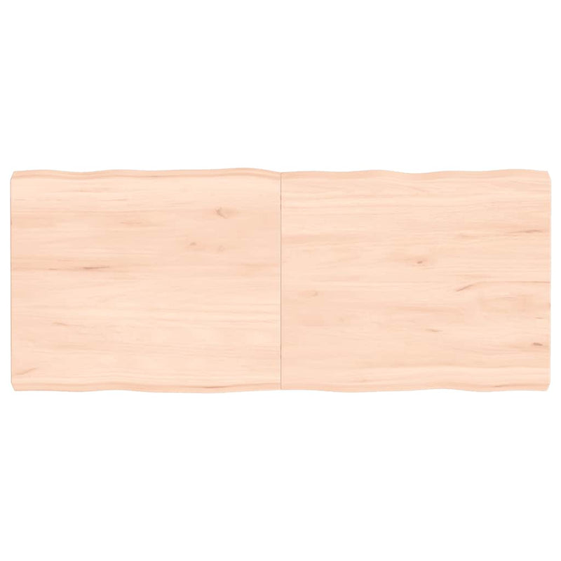 vidaXL kezeletlen tömör fa asztallap 120x50x(2-6) cm