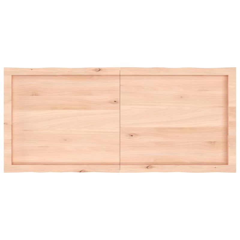 vidaXL kezeletlen tömör fa asztallap 120x50x(2-6) cm
