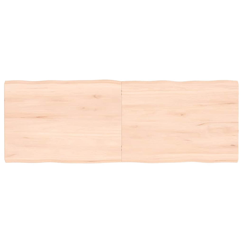 vidaXL kezeletlen tömör fa asztallap 140x50x(2-4) cm