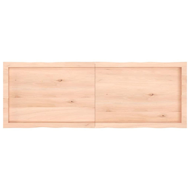 vidaXL kezeletlen tömör fa asztallap 140x50x(2-4) cm