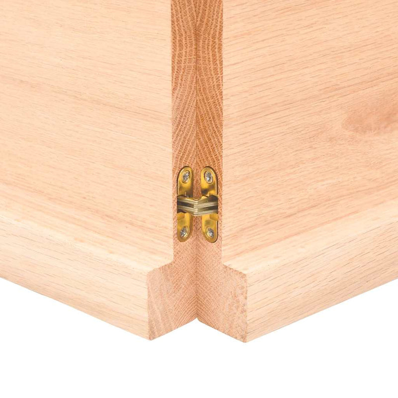 vidaXL kezeletlen tömör fa asztallap 140x50x(2-4) cm
