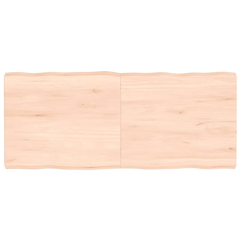 vidaXL kezeletlen tömör fa asztallap 140x60x(2-6) cm