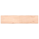 vidaXL kezeletlen tömör fa asztallap 180x40x(2-6) cm