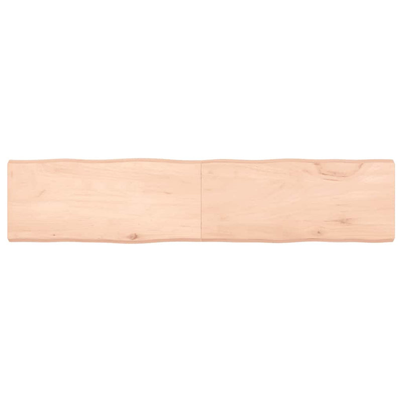 vidaXL kezeletlen tömör fa asztallap 180x40x(2-6) cm