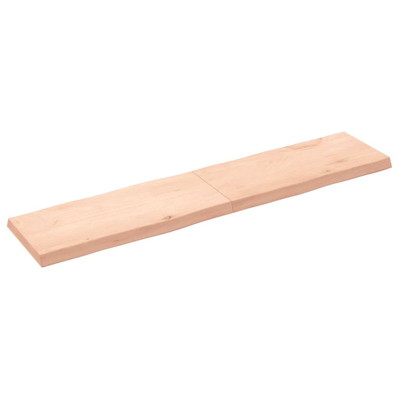 vidaXL kezeletlen tömör fa asztallap 180x40x(2-6) cm