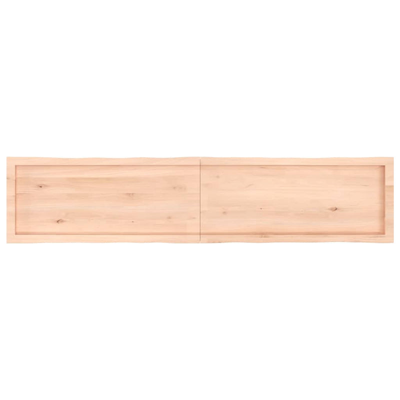 vidaXL kezeletlen tömör fa asztallap 180x40x(2-6) cm