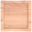 vidaXL világosbarna asztallap 40x40x(2-6) cm kezelt tömör élőszegélyes