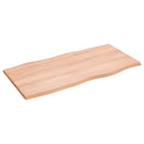 vidaXL világosbarna asztallap 100x50x2 cm kezelt tömör tölgyfa