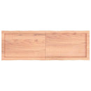 vidaXL világosbarna asztallap 120x40x(2-4)cm kezelt tömör élőszegélyes