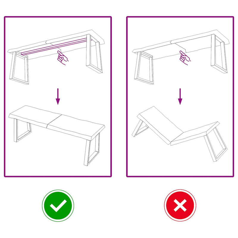 vidaXL világosbarna asztallap 120x40x(2-6)cm kezelt tömör élőszegélyes