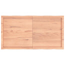 vidaXL világosbarna asztallap 120x60x(2-6)cm kezelt tömör élőszegélyes