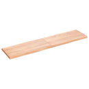 vidaXL világosbarna kezelt tömör asztallap 160x40x(2-4) cm