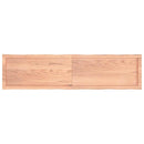 vidaXL világosbarna kezelt tömör asztallap 160x40x(2-4) cm
