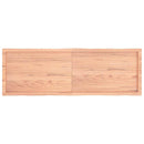 vidaXL világosbarna kezelt tömör asztallap 160x50x(2-4) cm