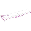 vidaXL világosbarna kezelt tömör asztallap 180x40x(2-4) cm