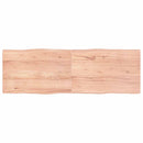 vidaXL világosbarna kezelt tömör asztallap 180x60x(2-4) cm