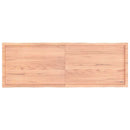 vidaXL világosbarna kezelt tömör asztallap 180x60x(2-4) cm