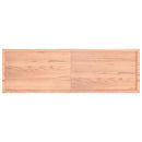 vidaXL világosbarna kezelt tömör asztallap 200x60x(2-4) cm