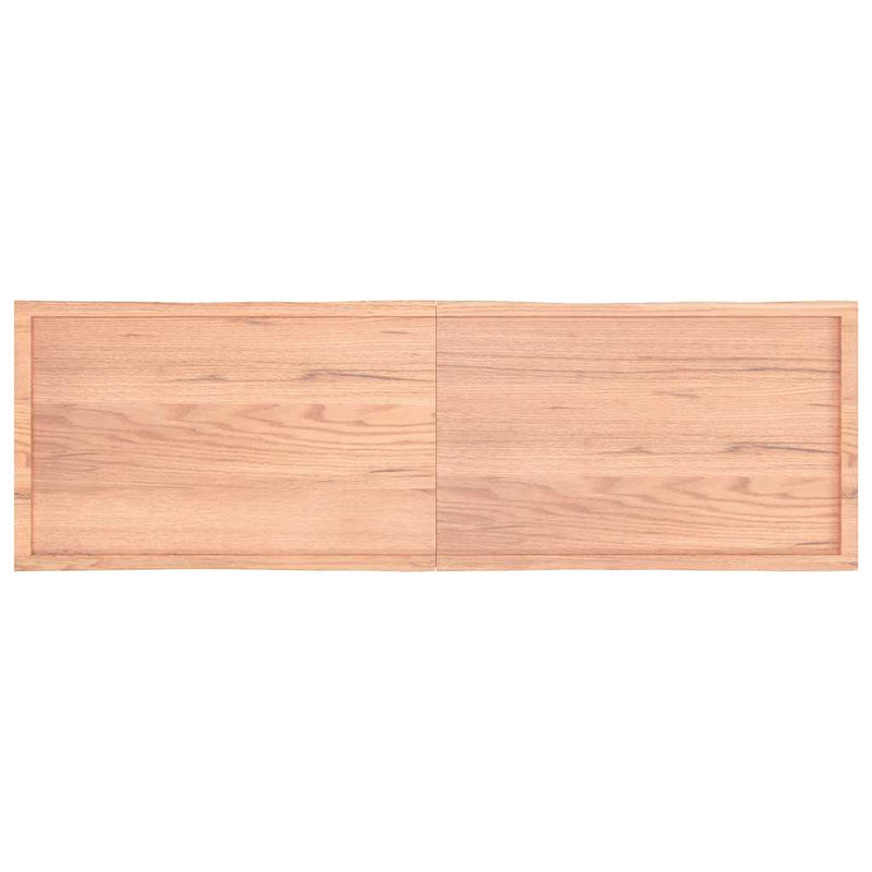 vidaXL világosbarna kezelt tömör asztallap 200x60x(2-6) cm