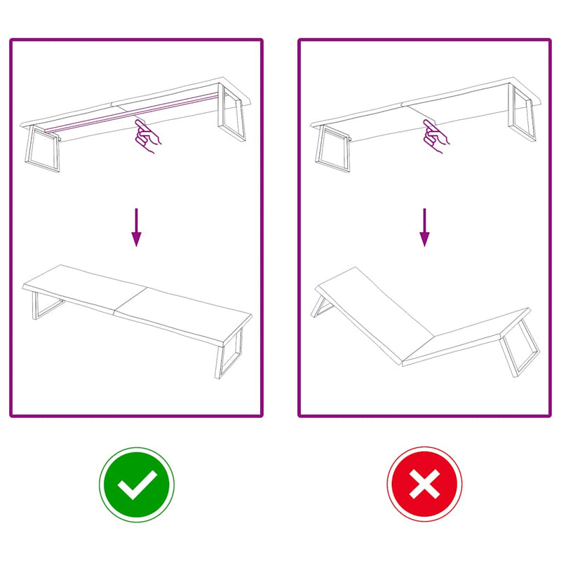 vidaXL világosbarna kezelt tömör asztallap 220x50x(2-6) cm