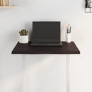 vidaXL sötétbarna kezelt tömör tölgyfa asztallap 60 x 40 x 2 cm