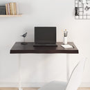 vidaXL sötétbarna kezelt tömör asztallap 80x50x(2-4) cm