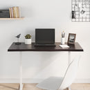 vidaXL sötétbarna kezelt tömör tölgyfa asztallap 100 x 40 x 2 cm