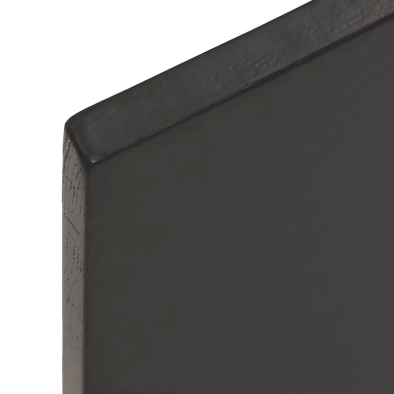 vidaXL sötétbarna kezelt tömör tölgyfa asztallap 100 x 50 x 2 cm