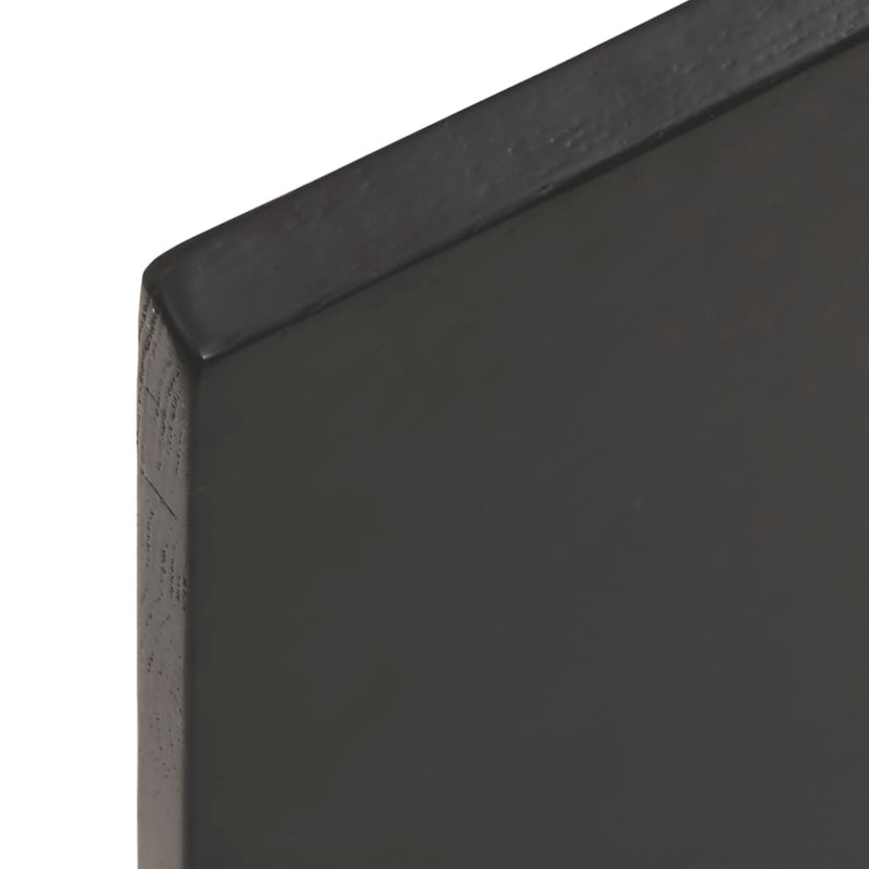 vidaXL sötétbarna kezelt tömör tölgyfa asztallap 100 x 60 x 2 cm