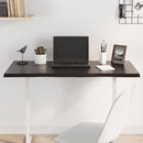 vidaXL sötétbarna kezelt tömör tölgyfa asztallap 100 x 60 x 2 cm