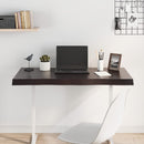 vidaXL sötétbarna kezelt tömör asztallap 100x60x(2-6) cm