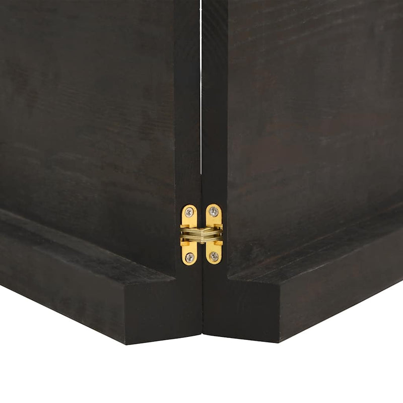 vidaXL sötétbarna kezelt tömör asztallap 120x60x(2-6) cm