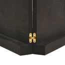 vidaXL sötétbarna kezelt tömör asztallap 140x40x(2-6) cm