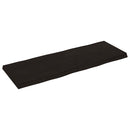 vidaXL sötétbarna kezelt tömör asztallap 140x50x(2-6) cm