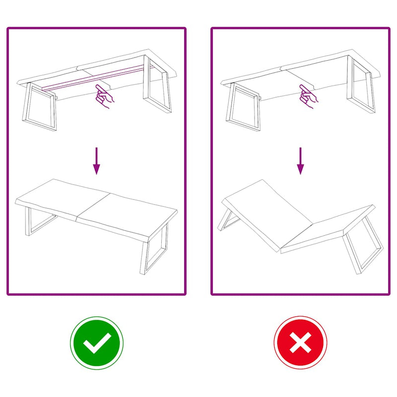 vidaXL sötétbarna kezelt tömör asztallap 140x60x(2-6) cm