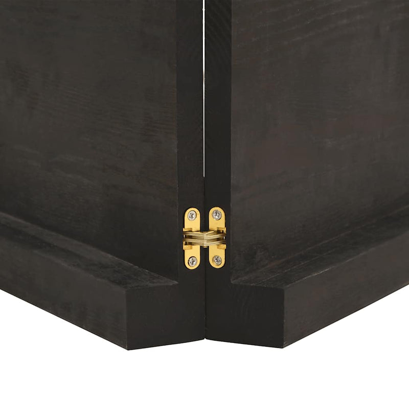 vidaXL sötétbarna kezelt tömör asztallap 140x60x(2-6) cm