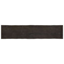 vidaXL sötétbarna kezelt tömör asztallap 180x40x(2-6) cm